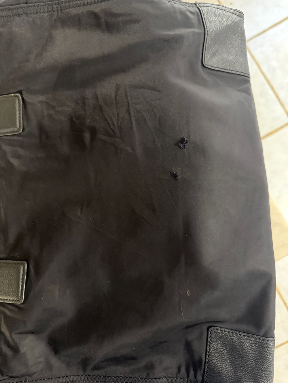 Tory Burch Black Nylon Logo Tote - Picture 12 of 12